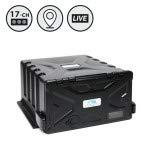 Mobile Mule 8117 | DVR mobile 17 canaux avec GPS et visualisation à distance de la vidéo en direct (WiFi + 4G), écran RCA 9", 2 x disque dur Western Digital