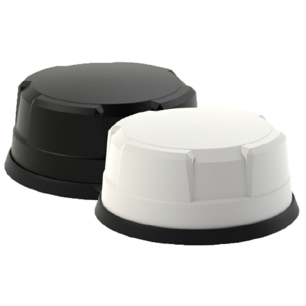6001344 - 8in1 Dome Antenna - 4x5G/4G, GNSS, 3xWi-Fi, 2.4/5GHz, Bolt Mount, 5m, Black