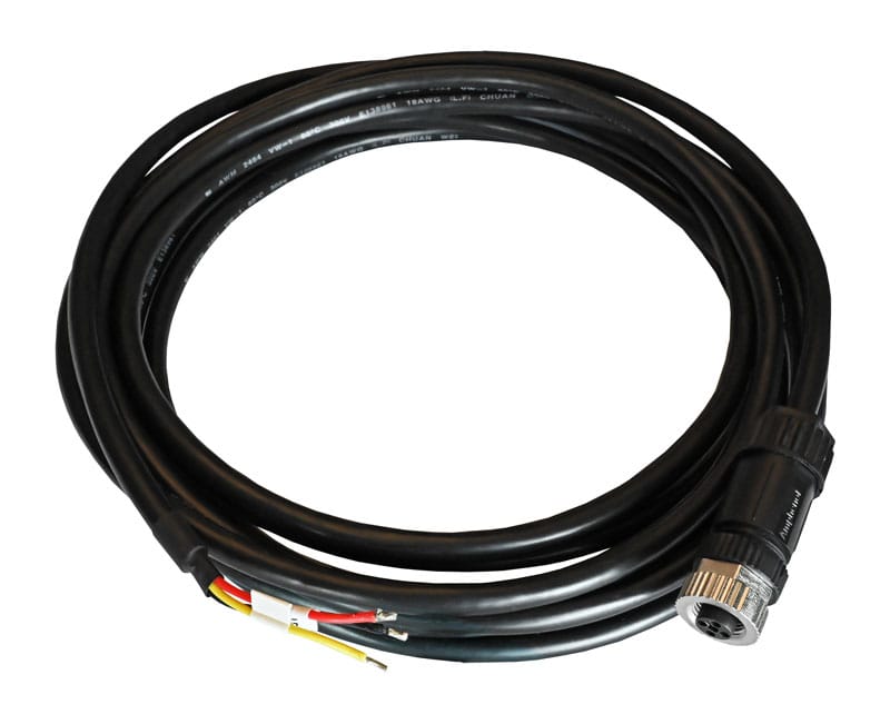 M12 T-code Female connector, 5m, compatible with TX64 Rail