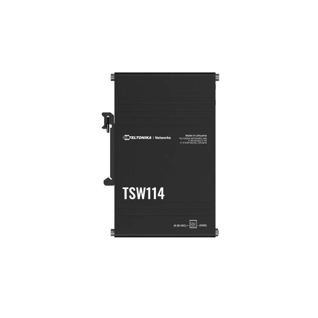 Teltonika TSW114000000 - TSW114 Integrated Din Rail Ethernet Switch, 5x Gigabit Ethernet ports