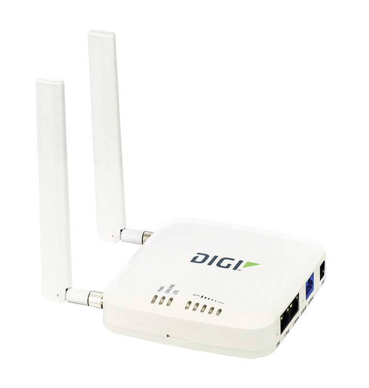 Digi EX12; (2) Eth 10/100, (1) RJ-45 RS232, P/S, antennas, Cellular Cat 4, Certifications: Verizon, AT&amp;T, T-Mobile  U.S. and Canada; No Remote Mounting Kit