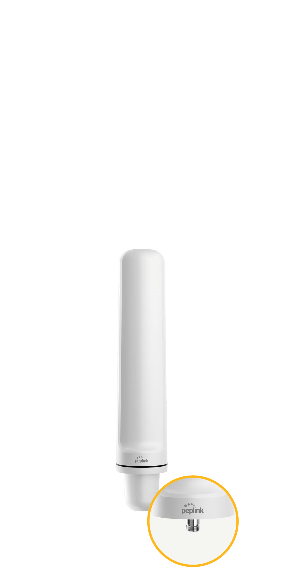 Peplink MIMO Antenna
Threaded Bolt - White - IP68 - 1 LTE (N M)