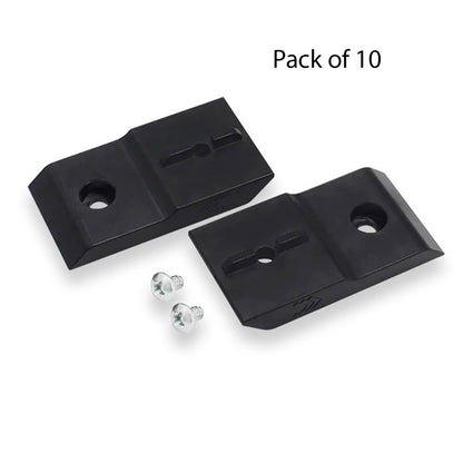 Teltonika PR5MEC12 Flat surface mount kit. ABS + PC plastic. Weight. 2x5 g. Screws included. Dimensions. Philips Pan Head screw 