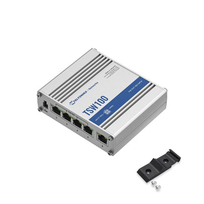 Teltonika TSW100000010 - TSW100 Ethernet Switch  Standard Power supply