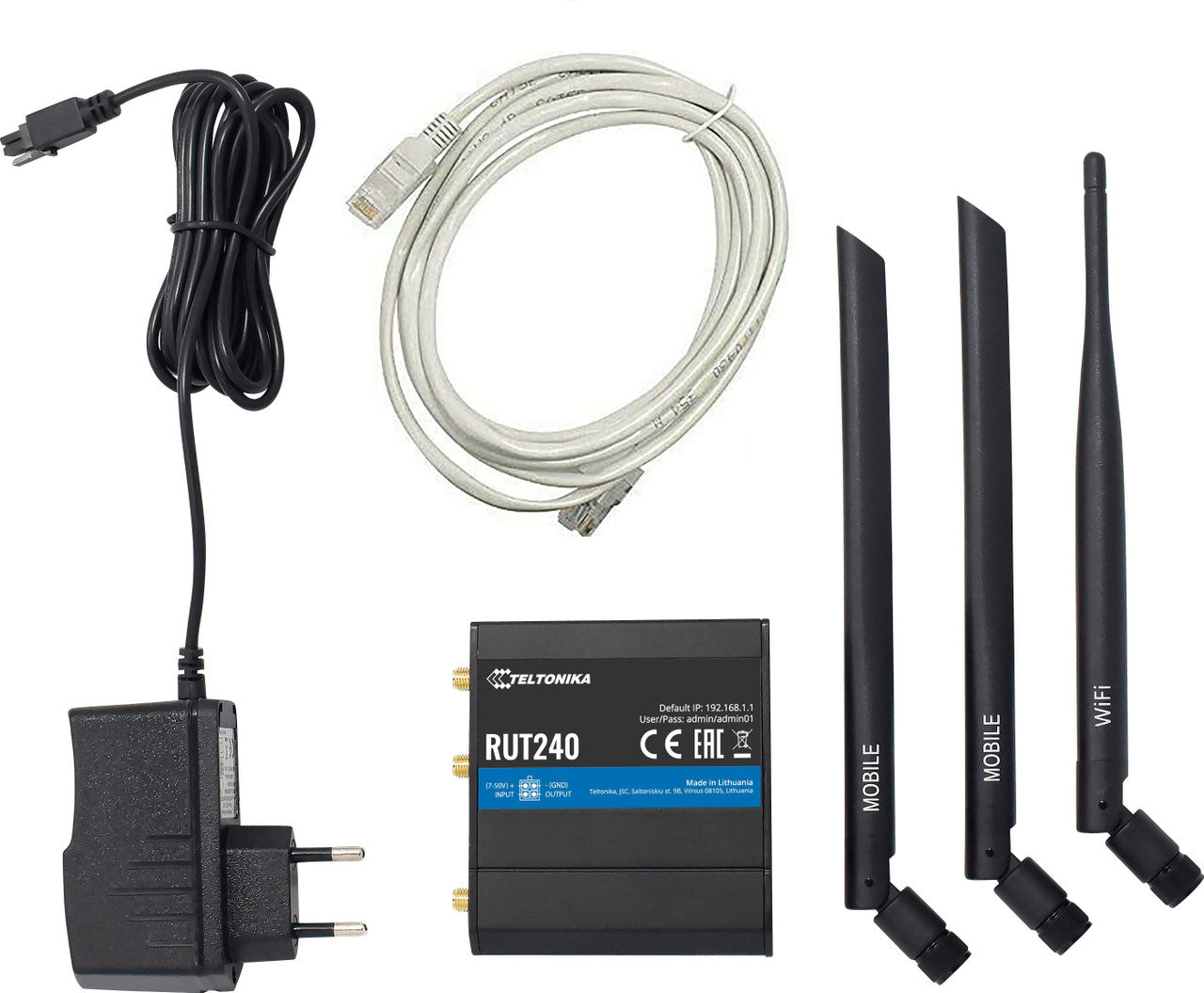 Teltonika RUT24007U000 - RUT240 Router for Mobile Network (Global Version - All US Carriers)